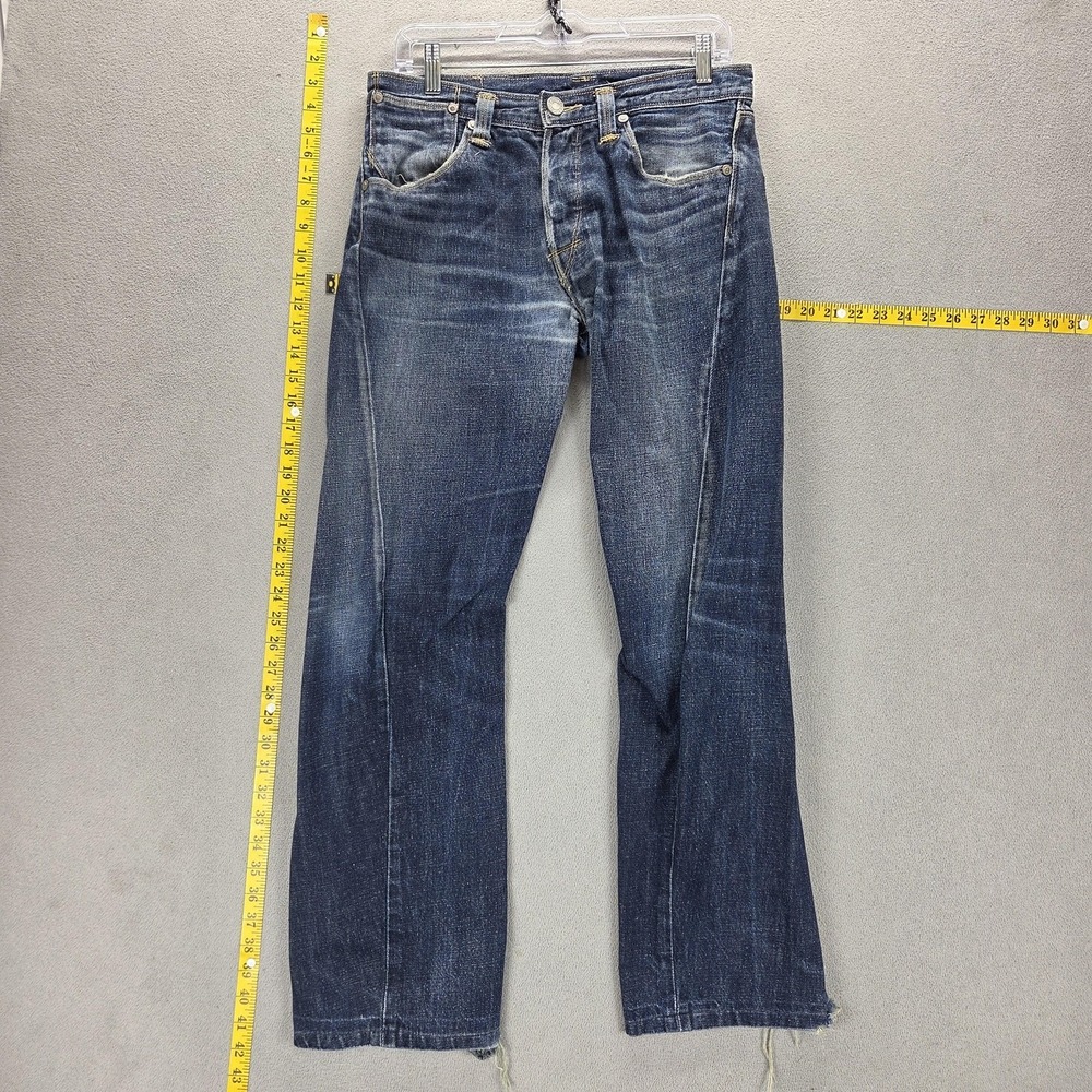 Vintage Levis Engineered Jeans Womens Blue Twisted Button Fly Fits 31x30
